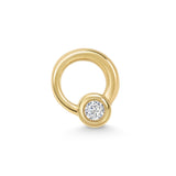Marina Skia elegant single stud in diamond and 18K gold