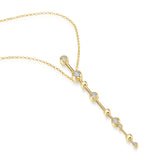 Marina Skia exquisite statement necklace in diamond and 18K gold detailed view